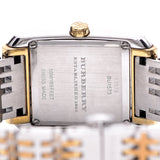 Burberry Nova Checked White Dial Two Tone Stainless Steel Strap Watch for Women - BU1573
