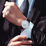 Daniel Wellington Classic Sheffield White Dial Black Leather Strap Watch for Women - DW00100036 Buy Now By Daniel Wellington