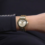 Guess Rumour Quartz Gold Dial Gold Steel Strap Watch For Women - GW0613L2 Buy Now By Guess