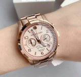 Michael Kors Paris Limited Edition Rose Gold Dial Steel Strap Watch for Women - MK5716 Buy Now By Michael Kors