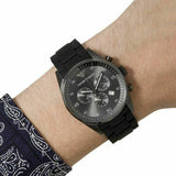 Emporio Armani Sportivo Chronograph Black Dial Black Stainless Steel Watch For Men - AR5889 Buy Now By Emporio Armani