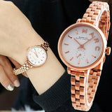 Marc Jacobs Sally White Dial Rose Gold Steel Strap Watch for Women - MBM8643 Buy Now By Marc Jacobs