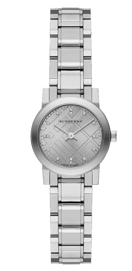 Shop Burberry The City Silver Dial Silver Steel Strap Watch for Women - BU9213 in USA