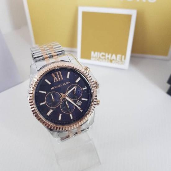 Michael Kors Bradshaw Chronograph Blue Dial Two Tone Steel Strap Watch For Women - MK6389 Buy Now By Michael Kors
