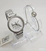 Michael Kors Melissa Quartz Silver Dial Silver Steel Strap Watch for Women - MK4370 Buy Now By Michael Kors