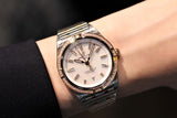 Breitling Chronomat Automatic 36 Diamonds Mother of Pearl Dial Two Tone Steel Strap Watch for Women - U10380591A2U1