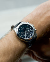 Hugo Boss Hero Chronograph Black Dial Black Leather Strap Watch For Men - 1513752 Buy Now By Hugo Boss