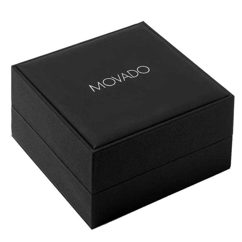 Shop Movado Series 800 Black Dial Black Steel Strap Watch For Men - 2600143 in USA