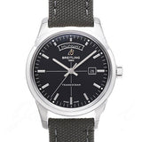 Shop Breitling Transocean Day & Date 43mm Black Dial Black Nylon Strap Mens Watch - A4531012/BB69/109W/A20 BA.1 in USA
