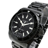 Shop Gucci Dive Quartz Black Dial Black Steel Strap Watch For Men - YA136205 in USA