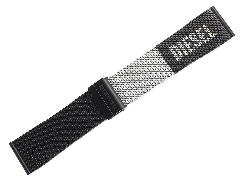 Diesel Mega Chief Chronograph Black Dial Black Mesh Bracelet Watch For Men - DZ4514 Buy Now By Diesel