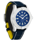 Shop Breitling Avenger Automatic 43 Blue Dial Blue Nylon Strap Watch for Men - A17318101C1X1 in USA