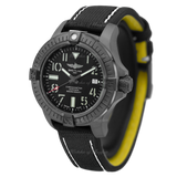 Shop Breitling Avenger Automatic 45 Seawolf Night Mission Black Dial Black Nylon Strap Watch for Men - V17319101B1X1 in USA