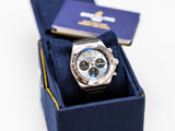 Breitling Chronomat B01 42 Blue Dial Black Rubber Strap Watch for Men - PB0134101C1S1