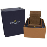 Breitling Colt Automatic Silver Dial Black Leather Mens Watch - A1738811/G791/173A