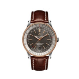 Shop Breitling Navitimer 1 Automatic 41mm Black Dial Brown Leather Strap Mens Watch - U17326211M1P1 in USA