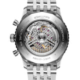 Shop Breitling Navitimer B01 Chronograph 46 Blue Dial Silver Steel Strap Watch for Men - AB0137211C1A1 in USA