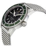 Shop Breitling Superocean Heritage 42mm Chronograph Green Bezel Mens Watch - A1732136 in USA