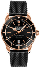 Breitling Superocean Heritage B20 Black Dial Black Mesh Bracelet Watch for Men - RB2010121B1S1