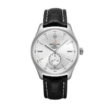 Breitling Premier Automatic 40mm Silver Dial Black Leather Strap Watch for Men - A37340351G1P1