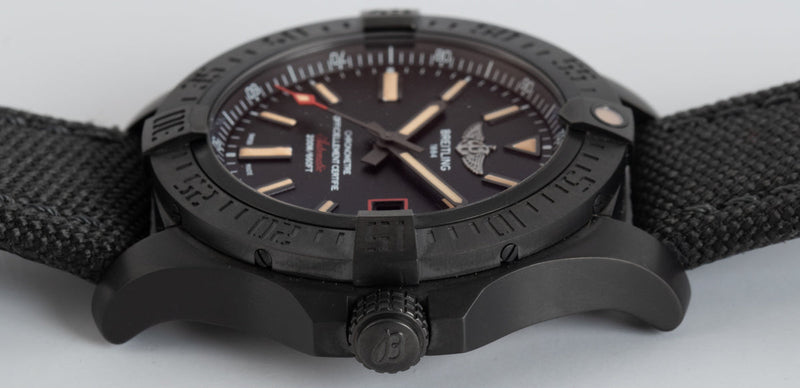 Shop Breitling Avenger Titanium Blackbird 44mm Automatic Mens Watch - V1731110BD74/109W in USA