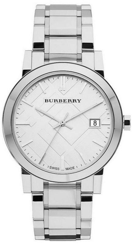 Burberry The City Silver Dial Silver Steel Strap Watch for Women - BU9000 Buy Now By Burberry