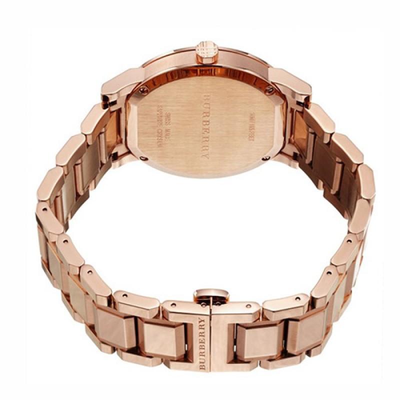 Burberry The City White Dial Rose Gold Steel Strap Watch for Women - BU9004 Buy Now By Burberry