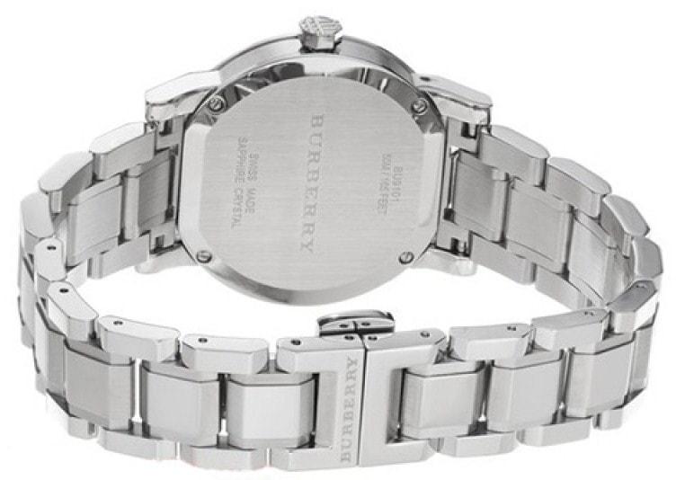 Burberry The City Diamonds Silver Dial Silver Steel Strap Watch for Women - BU9220 Buy Now By Burberry
