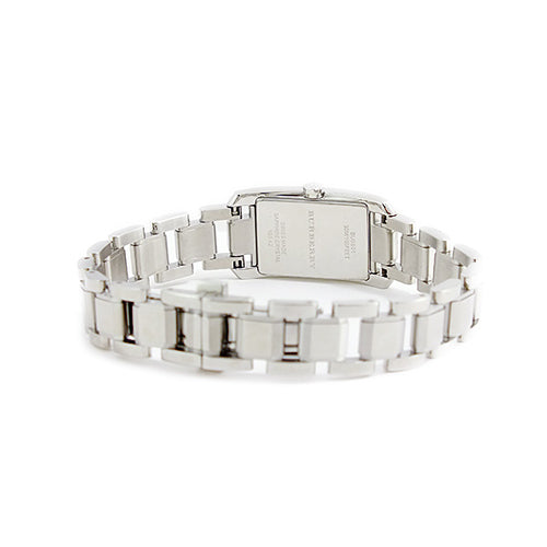 Shop Burberry Heritage Black Dial Silver Steel Strap Watch For Women - BU9601 in USA