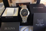 Bulova Classic Collection Black Dial Silver Steel Strap Watch for Men - 96K107 Buy Now By Bulova