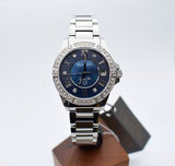 Bulova Marine Star Blue Dial Silver Steel Strap Watch for Women - 96R215 Buy Now By Bulova