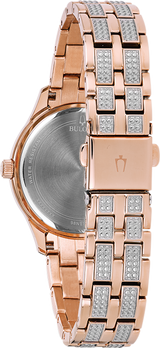 Bulova Crystal Collection Silver Crystals Dial Two Tone Steel Strap Watch for Women - 98L235 Buy Now By Bulova