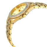 Bulova Crystal Collection Champagne Dial Two Tone Steel Strap Watch for Women - 98B174 Buy Now By Bulova