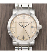 Burberry Heritage Collection Rose Gold Dial Silver Steel Strap Watch for Men - BU1352 Buy Now By Burberry