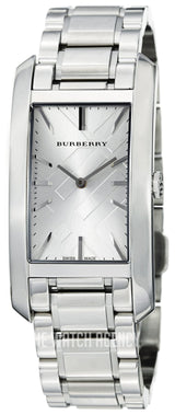 Shop Burberry Heritage Silver Dial Silver Steel Strap Watch For Women - BU9400 in USA