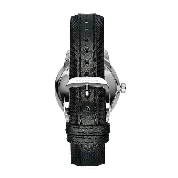 Shop Burberry Classic Round Cream Dial Black Leather Strap Watch for Men - BU10008 in USA