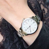 Shop Burberry The Classic Silver Dial Silver Steel Strap Watch for Women - BU10108 in USA