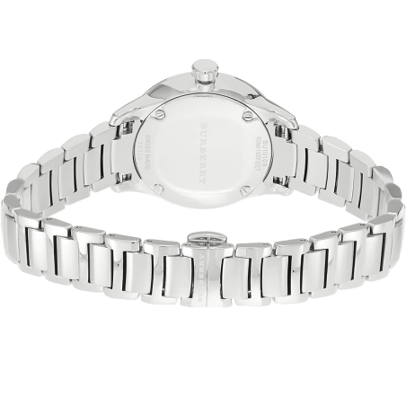 Shop Burberry The Classic Silver Dial Silver Steel Strap Watch for Women - BU10108 in USA