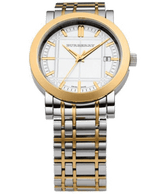 Burberry Heritage White Dial Two Tone Stainless Steel Strap Watch for Men - BU1358 Buy Now By Burberry