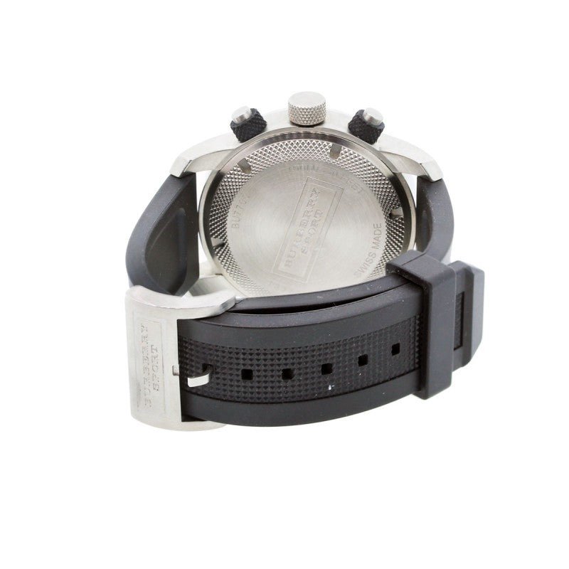 Burberry Endurance Sport Chronograph Black Dial Black Rubber Strap Watch for Men - BU7700 Buy Now By Burberry