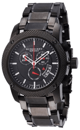 Burberry Sport Chronograph Black Dial Black Steel Strap Watch for Men - BU7703 Buy Now By Burberry