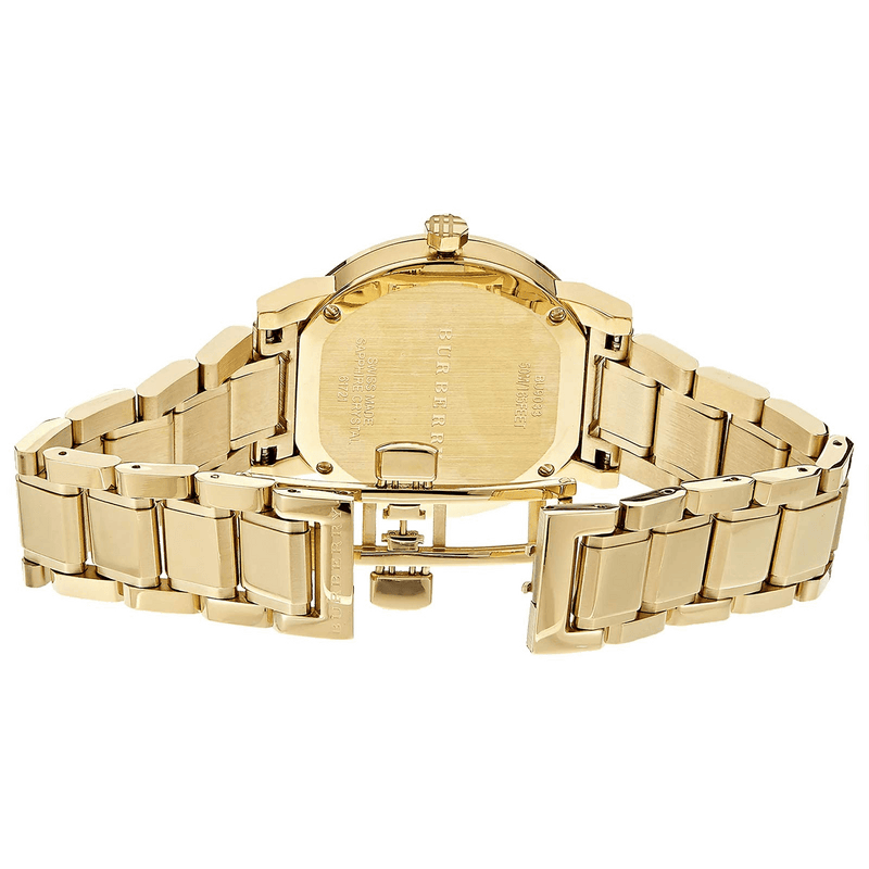 Burberry The City Gold Dial Gold Steel Strap Watch for Women - BU9033 Buy Now By Burberry