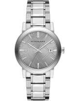 Burberry The City Silver Dial Silver Steel Strap Watch for Women - BU9035 Buy Now By Burberry