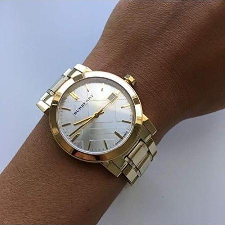 Burberry The City White Dial Gold Steel Strap Watch for Women - BU9103 Buy Now By Burberry