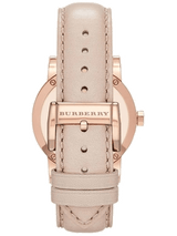 Burberry The City Beige Dial Beige Leather Strap Watch for Women - BU9109 Buy Now By Burberry