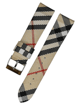 Burberry The City Grey Dial Checked Grey Leather Strap Watch for Women - BU9118 Buy Now By Burberry