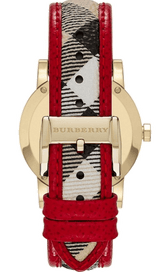 Burberry The City Champagne Dial Leather Strap Watch for Women - BU9139 Buy Now By Burberry