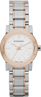 Burberry The City Silver Dial Two Tone Steel Strap Watch for Women - BU9205 Buy Now By Burberry