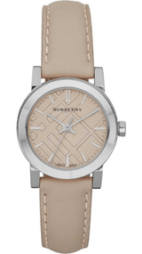 Burberry The City Beige Dial Beige Leather Strap Watch for Women - BU9207 Buy Now By Burberry