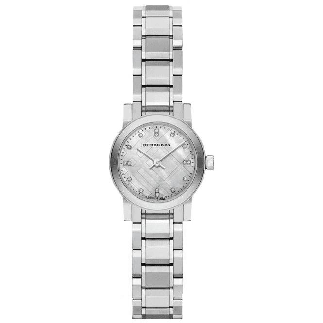 Burberry The City Silver Dial Silver Steel Strap Watch for Women - BU9213